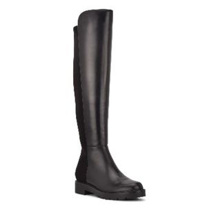 Tread Over The Knee Lug Sole Boots NEW IN BOX